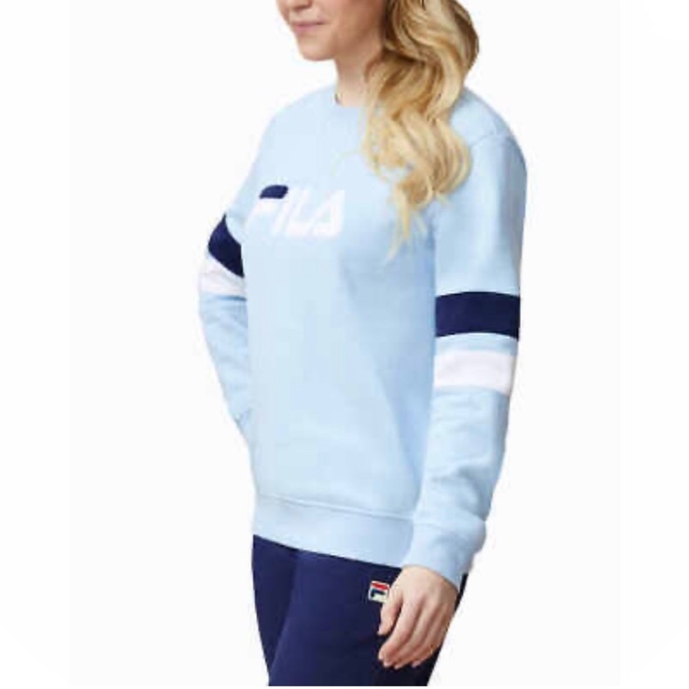 Like-🆕: Fila | Cotton Crewneck Sweater - Picture 2 of 7